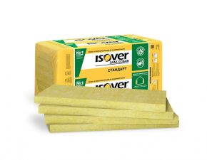 Минераловатный утеплитель Isover Стандарт 50 1200х600х50 мм / 8 шт. Isover