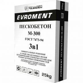 Пескобетон ЧелСи EVROMENT М-300 ЧелСи